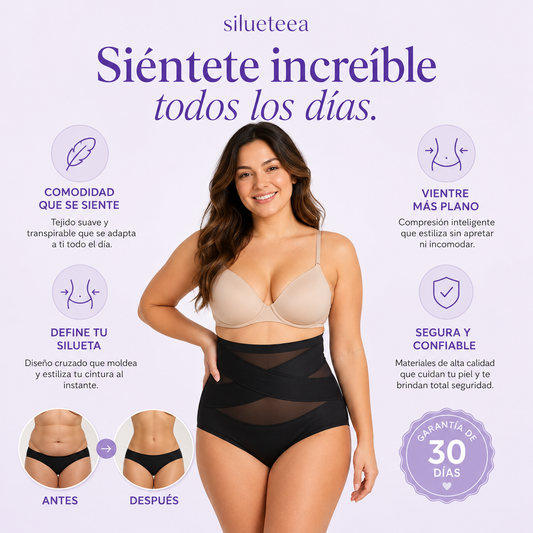 Braguita Moldeadora de Cintura Alta Silueteea
